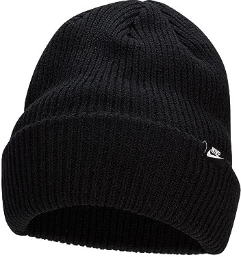 Nike FB6526-010 U NK Peak Beanie SC FUT L Hat Unisex Adult Black Größe 1SIZE