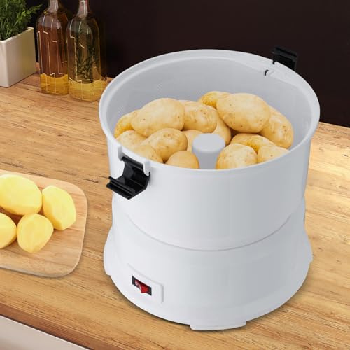 Máquina peladora de patatas – 85 W peladora eléctrica de patatas – Tiempo de pelado 2-4 min, máquina peladora de patatas, 220-240 V