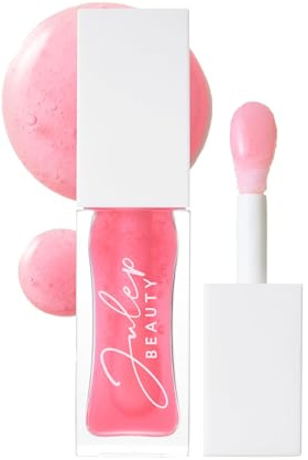 Julep So Plush Glossy Lip Oil, Hydrating Lip Treatment, Sheer Color & High-Shine Finish, Infused With Jojoba Oils, Apricot and Avocado, Vegan & Cruelty-free (Hot Pink)