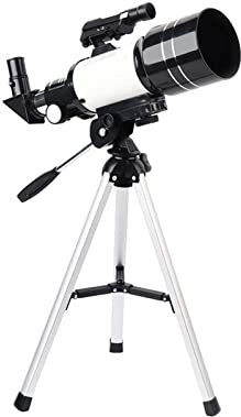 ZXLPHAZ Teleskop für Kinder, astronomische Linsenteleskope, 70 mm Öffnung, tragbares Reiseteleskop mit verstellbarem Stativ, ideal für Kinderanfänger
