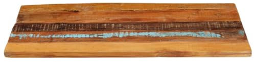 Generisch Tischplatte Rechteckig 60x100 cm 25-27 mm Altholz Massiv,jiangboyue-286056