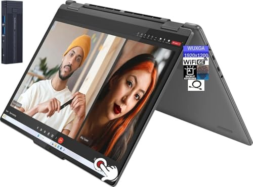 Lenovo Yoga 7i 2-in-1 16 2K WUXGA Touchscreen Laptop, processore Intel Core Ultra 5 125U 12-Core, SSD 16GB RAM 1TB, lettore di impronte digitali, tastiera retroilluminata, Wi-Fi 6E, Windows 11 Home,