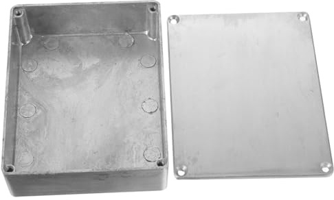OFFSCH Reiseetui aus Aluminium mit Stabilem Klang als Robustes Gitarrenpedalkoffer und Einfachem Design für Elektrische Zahnbürste für Effektpedalgehäuse zu Hause und Live Auftritten