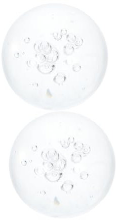 TINEASUR 2stücke Kristallglas Kugeln Dekorative Transparente Für Aquarien Und Tischdekoration Feng Shui Accessoires Für Harmonisches
