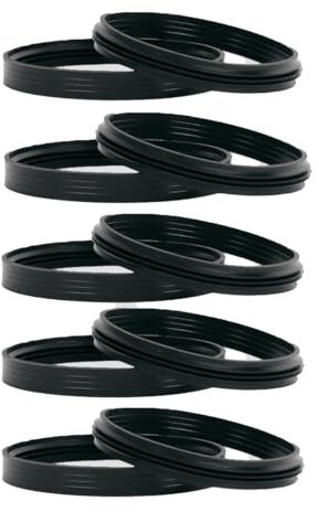 Guarnizioni in Silicone Ø80 mm – Set da 10 Pezzi, Resistenti fino a 250°C – Ideali per Stufe a Pellet, Legna e Caminetti - Lemag srl