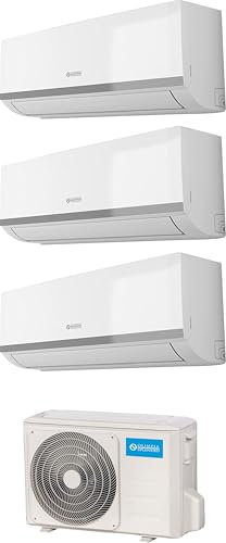 Climatizzatore Trial Split 9000 + 9000 + 12000 btu, con pompa di calore, Classe energetica A++/A+