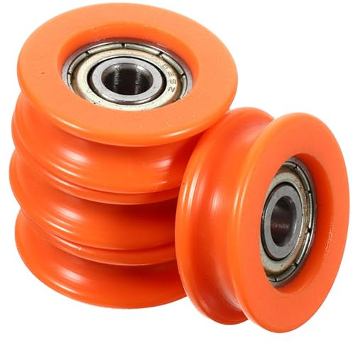 MAGICLULU 4stücke U-nut-rollenführung U- -Rad Hardware Für Türen Fenster Nut Rad Mit Schmierfett Für Reibungslosen Betrieb Und Gute Dämpfungswirkung