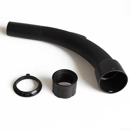 Eawfgtuw El mango de manguera de aspiradora de 32 mm viene equipado con un conector de tubo doblado, mango de manguera de aspiradora de mano, mango doblado de manguera, mango doblado para aspiradora