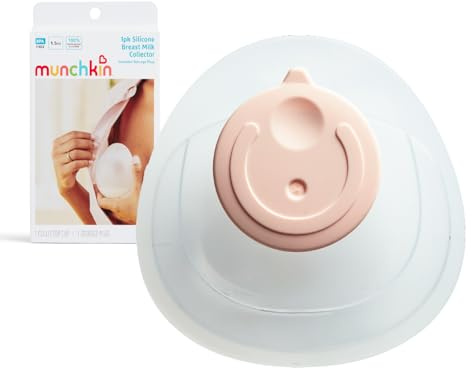Munchkin Breast Milk Collector |Ergonomic Design |Ideal While Breastfeeding