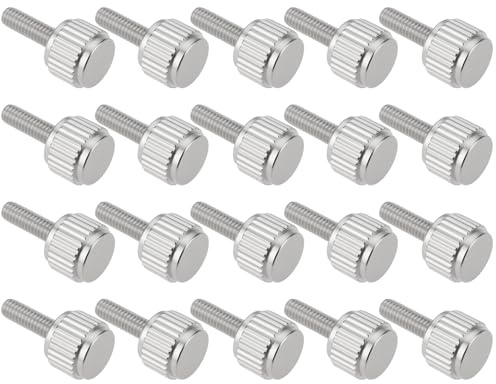 VGOL 20x Messschieber Feststellschrauben M2.5x8mm Edelstahl Rändelschrauben