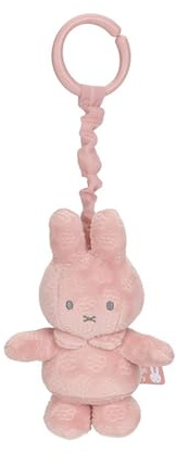 Miffy Tiamo Aufziehtier mit Vibration Spielzeug für Baby Babyschale/Kinderwagen Kinderwagenspielzeug rosa - Pink Flower