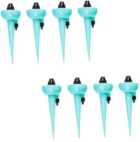 GARIOUANS 8 Pezzi Irrigatore Automatico per Vasi con Valvole Controllo Regolabili Dispositivo Gocciolatore Facile da Installare per Piante in Casa Risparmio Idrico e Colore Colore Casuale