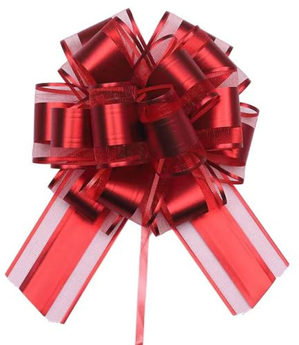 LUYANFX Fiocco Regalo Grande, 12 Pollici Fiocchi Regalo di Natale, Decorazione di Fiocco Confezioni Regali, Fiocchi Grande Rubans, per Matrimoni, Auto, Compleanni, Decorazioni Natalizie (D)