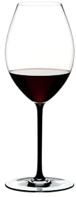 RIEDEL 4900/41B Fatto A Mano Old World Syrah Calice da vino, stelo nero, cristallo
