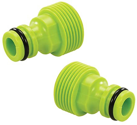 UKDeals Direct® Garden Hose Pipe Connector Adaptor screw Hose Pipe adaptor 3/4 BSP Male Screw Type Accessory Connector Pack of 2