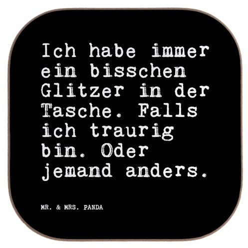 Mr. & Mrs. Panda Coaster Ich Habe Immer EIN... - Geschenk, Sprüche, Motivation, Freundinnen, Freundin, Untersetzer Gläser, Tischschoner, Tassenuntersetzer, Spruch, für, gläseruntersetzer