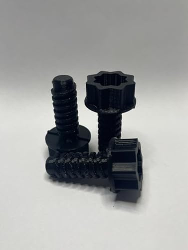 Tornillo de repuesto para silla de jardín, plástico (3 unidades) (longitud = 54 mm)