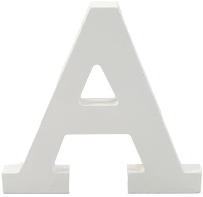 Letras y números de Madera Decorativa 15cm (A)