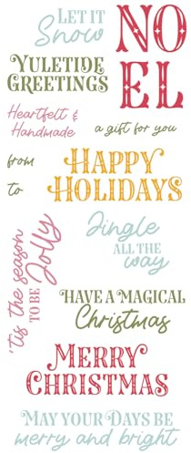 Sizzix Clear Stamps Set Greetings of The Season by Catherine Pooler