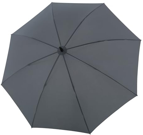 Knirps C.900 Light XXL ombrello grande in grigio scuro I ombrello a mano leggero e robusto I ombrello partner con ø 122 cm I antivento I ombrello da golf con manico antiscivolo
