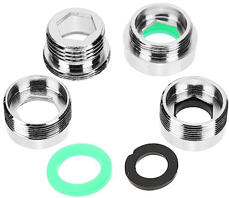 HIAKDOFT 4pcs Faucet to Hose Adapter Sink Faucet Adapter for Water Filter Aerator Attachment for Kitchen Sink