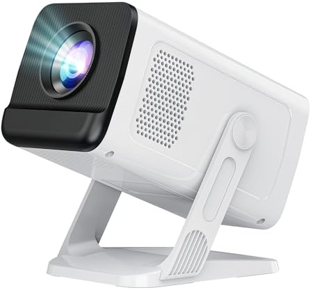 WEMI X1 Mini Projector, Portable Outdoor Projector for Bedroom & Home Cinema, WiFi Bluetooth, 1080P & 4K Support, Smart Android 14 OS, Auto Keystone, Netflix YouTube Prime Video