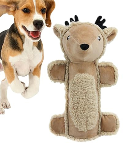 Hundpip Leksaker - Hundleksaker Djurplyschdockor,Tuggbar Mjukdocka Med Pip För Mellan Liten Ras