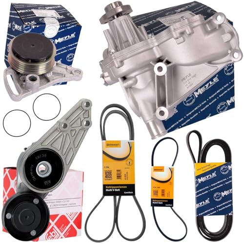 Meyle Wasserpumpe Febi Spanner Riemen | 113 012 0009 (Meyle Wapu+Riemen+Rollen) für 1.6-1.8+T A4 B5 A6 Passat 3B