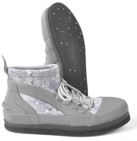 Besttoolifes Impermeables y zapatos para hombres y mujeres, botas antideslizantes para vadear con neopreno para pesca, fieltro de goma, zapatos de pesca, anfibios, transpirables, para suela de roca