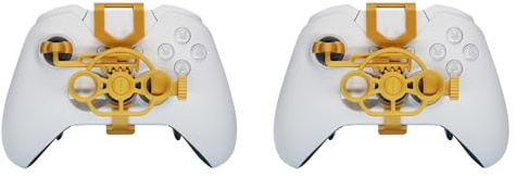 ISTOVO 2X Mini Controlador de Juego de DireccióN Gaming Racing Wheel para X S Elite 3D Impreso Accesorios