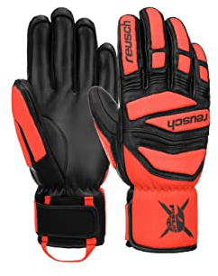 Reusch Herren Worldcup Warrior Dh Extra Warme Skihandschuhe Rennhandschuhe mit Kurzem Abschluss und Klettverschluss Winddichte Winter-Handschuhe