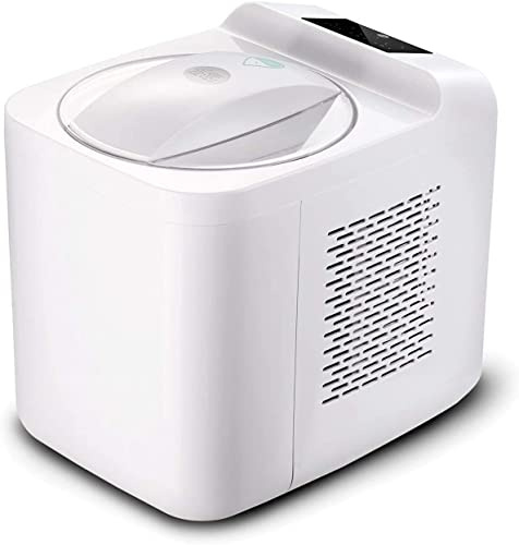 Samnuerly Automatic Self-Cooling Ice Cream Maker Machine Thermoelectric no pre-freezing Soft & Hard Serve 1L Gelato Sorbet Frozen Yoghurt