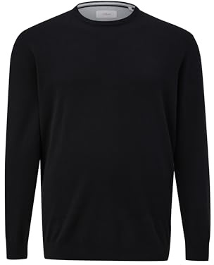 s.Oliver Herren Sweater 2148210 9999 Black 4XL