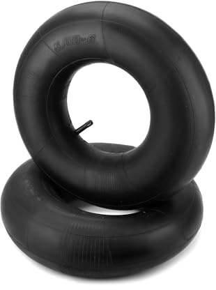 QWORK® 2 Stück 13x5.00-6 Schlauch Reifen, Schubkarren Schlauch, Ersatzschlauch, für Rasenmäher, Sackkarren