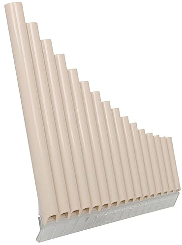 Toyvian Panflöte in C-dur Musikinstrument Flöte für Anfänger mit Notenbuchflöten Panflötenschüler
