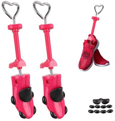 Feixipin Trading Schuhspanner für Damen und Herren, verstellbare Länge, löst die Probleme des Fußes, die durch Schuhe verursacht werden, die nicht passen., Rosarot (für Damengrößen 38-40), Large