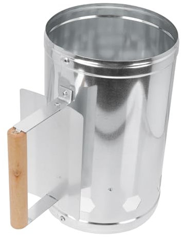 BESPORTBLE Secchio Accendifuoco per Barbecue Stufa a Carbone Rapido per Esterni Cucina all’Aperto Senza Liquidi Infiammabili Combustione Uniforme per Campeggio e Grigliate in Giardino