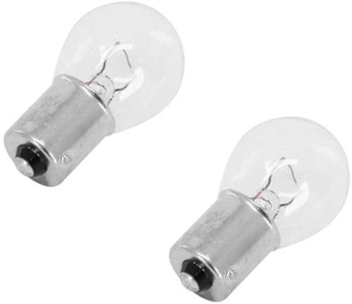 cyclingcolors 2x Ampoule 12V 15W BA15S transparente gros globe Feu Position Avant Clignotant Projecteur Eclairage Voiture Tracteur Véhicule Lampe Phare