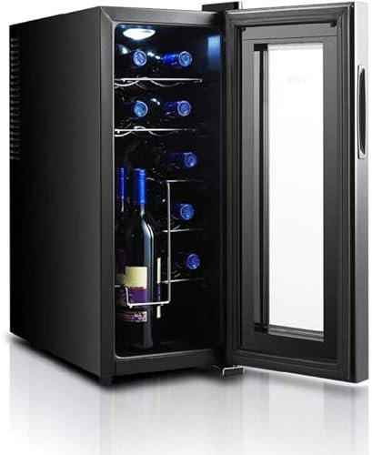QPZMALSKY 12 Wine Cooler Bottles, Silent Independent Wine Refrigerator.
