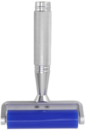 GRCFUMO Rodillo Manual de Silicona, removedor de Pelusas de Silicona, Rodillo de película para Pantalla, Rodillo de eliminación de Polvo, Rodillo antiestático con Mango de Metal (24 Pulgadas)
