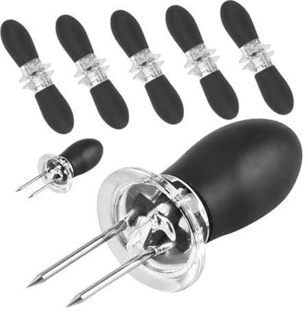 HEMOTON 12pièces Support Pour Épis De Fourchette à Compresse De Supports à Brochettes Acier Inoxydable Pour Pour Usage Quotidien