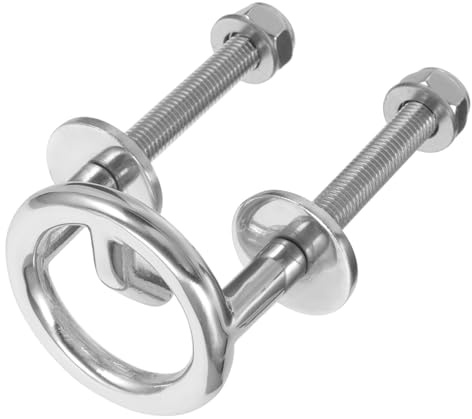 HEMOTON Edelstahl Heckspiegelhalterung 62mm für Wasserski Zug | Boat Accessories, Zugwerkzeug aus Edelstahl, Skischlepphaken aus Edelstahl, Silber
