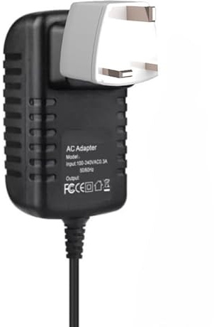 K89urty 12V AC/DC Adapter for Rocktek GX1 RT-GX1 TV Box Google TV 4K UHD Streamer Replacement for I.T.E YS-SKY120100U00P 12VDC DC12V 12.0 Volts Power Supply Cord Charger Cable PSU Mains