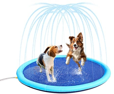Sprinkler Wasserspielmatte Splash Pad Wasserspielzeug Outdoor Sommer Spritzpad Matte Für Den Garten Draußen(130cm)