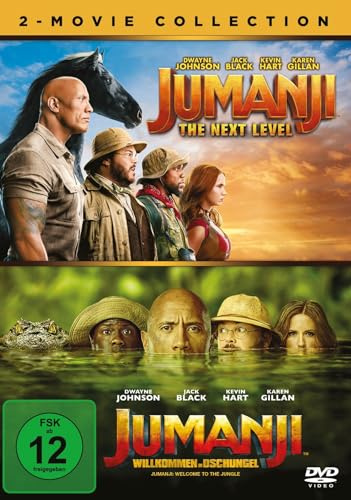 Jumanji - Willkommen im Dschungel & Jumanji - The Next Level: 2-Movie Collection [DVD]