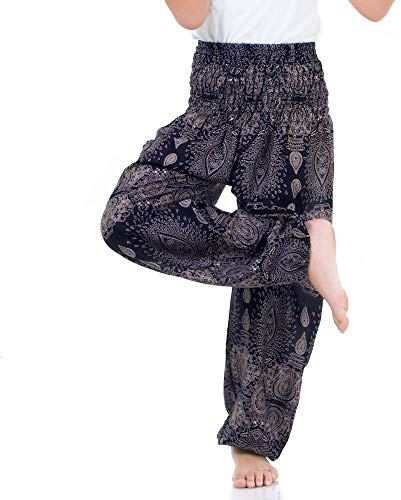 Vegan, stylisch & fair – Orientalische Kinder Aladinhose Haremshose Spirit of Mandala für Mädchen & Jungen – Original handgefertigt in Thailand