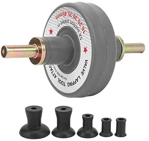 Kit de Herramientas de Lapeado de Válvulas, Accesorio de Herramienta de Lapeado de Válvulas con 5 Placas de Succión, 1000 Rpm a 1250 Rpm, Adecuado para Automóviles, Motocicletas, Vehículos Todo Terren