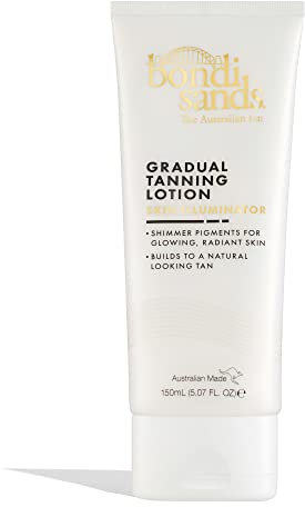 Bondi Sands - Gradual Tanning Lotion Skin Illuminator - Selbstbräuner für den Körper mit Sofort- und Langzeiteffekt zum graduellen Bräunen, mit leichtem Schimmer, für jeden Tag, 150 ml