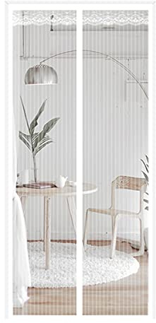 Zanzariera magnetica 145x190cm, zanzariera su misura zanzariera lucernario zanzariera fine impenetrabile per il soggiorno - Bianco