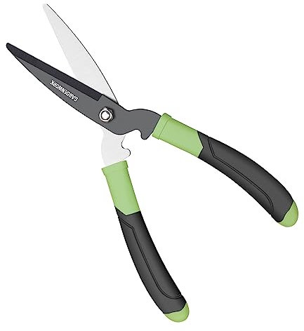 GARDENWORK Heckenschere Manuell 40CM Professionell Leichte Gartenschere mit SK5-Stahlklingen, 20° Neigungsdesign & Rutschfester Gummigriff, für Form- und Rückschnitt von Hecken, Büschen & Topfpflanzen